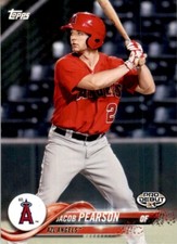 2018 Topps Pro Debut Jacob Pearson Rookie AZL Angels #75 Minor League