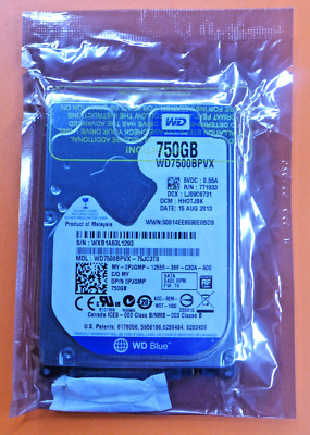 NEW Dell Inspiron 17 7737 WD Blue SATA 750GB Hard Drive WD7500BPVX PJGMP