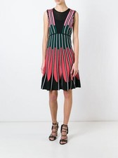 NWT 695 M Missoni Vertical stripes knit A-line dress SZ 38 e65