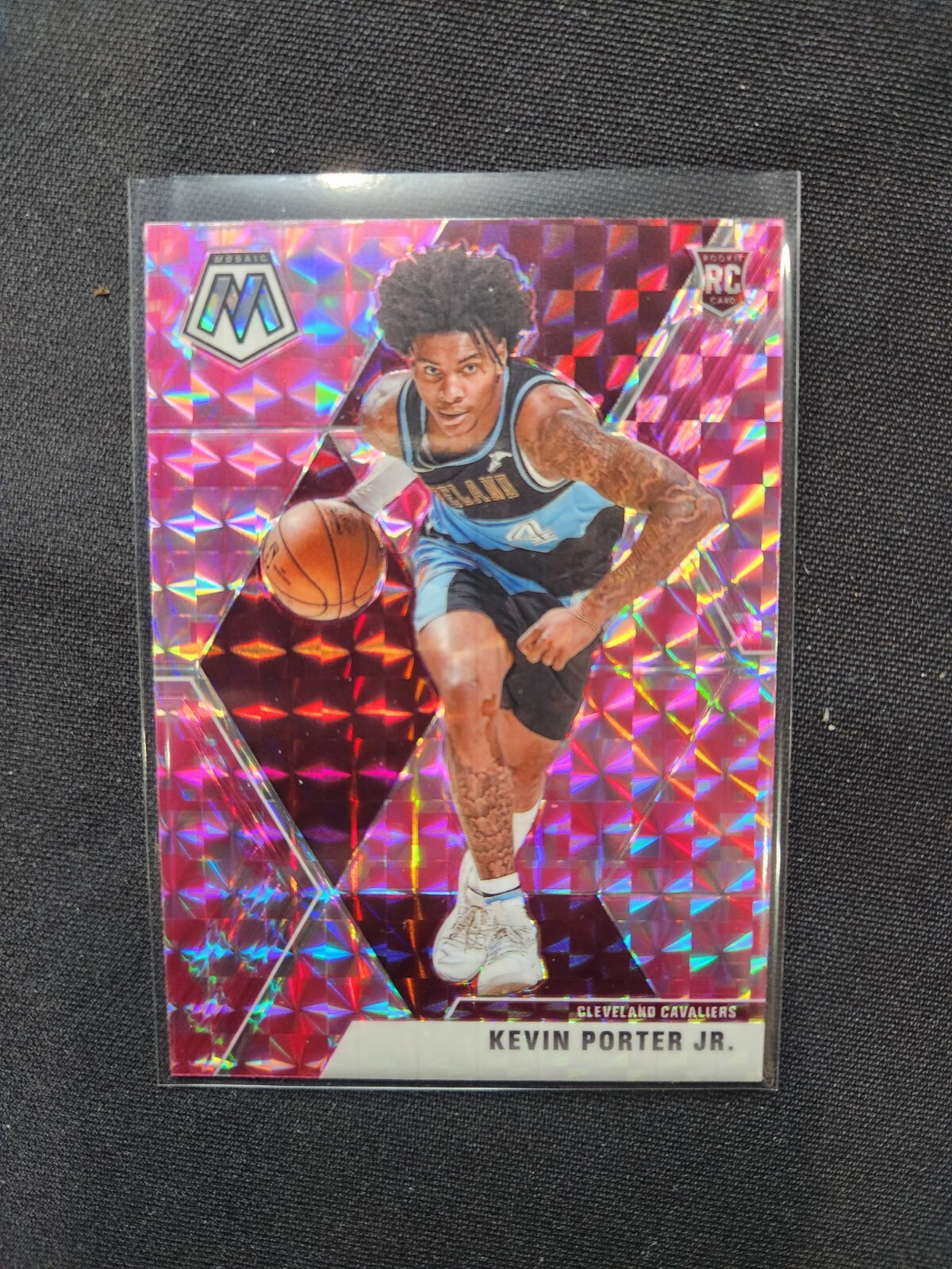 2019-20 Panini Mosaic Basketball Kevin Porter Jr. RC Pink Camo Prizm #248