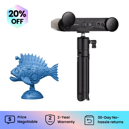 Revopoint INSPIRE2 3D Scanner For 3D Printer Handheld Outdoor Laser Scanner