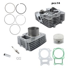For Honda Recon 250 TRX250TE/TM 12200-HM8-305 Cylinder Head Piston Kit 2002-2014