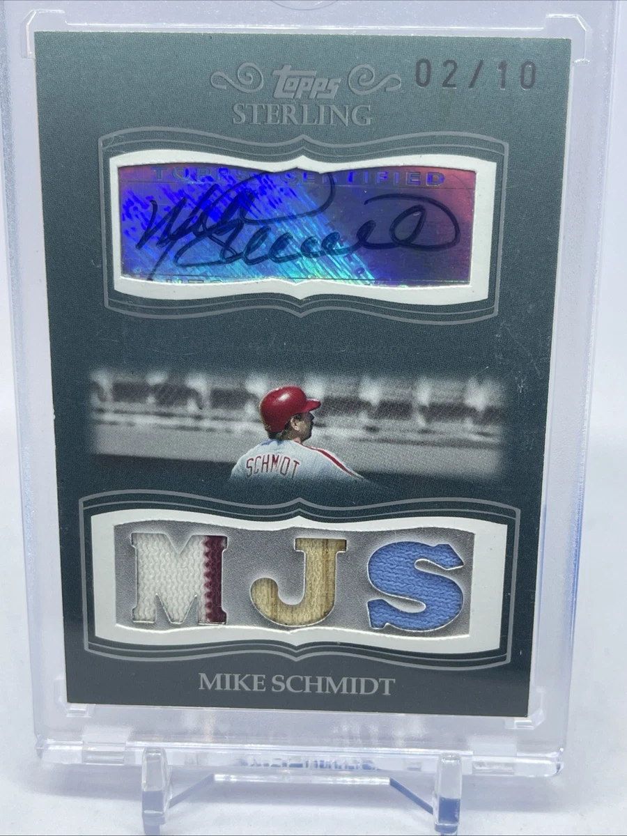 Carte Topps Tribute 2024 Mike Schmidt Autographe 06/10 - Iconic Perspectives