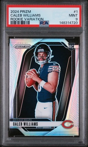 2024 Panini Prizm - Rookie Variations Caleb Williams #1 Silver Prizm (RC) PSA 9!