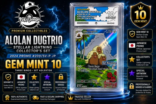 Pokemon TCG - Indonesian - Alolan Dugtrio Promo ACE 10