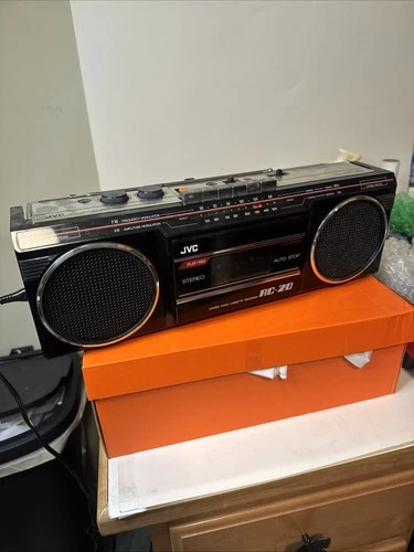 JVC RC-20J 1980s Rare Vintage Stereo Radio Cassette Boombox For Parts Or Repair