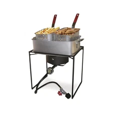 King Kooker 1618 16-Inch Propane Outdoor Cooker with Aluminum Pan a... Fast Ship