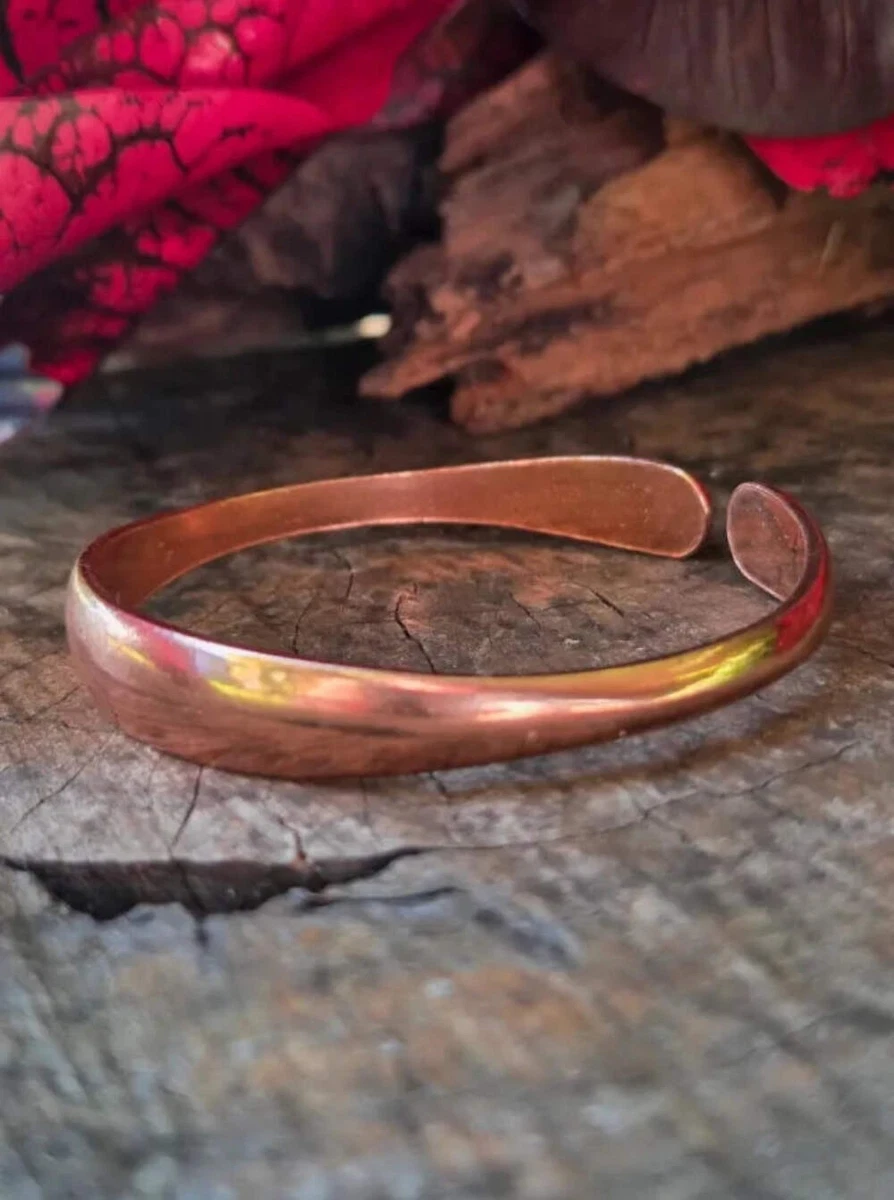 Pure Copper Bracelet - Plain - Adjustable