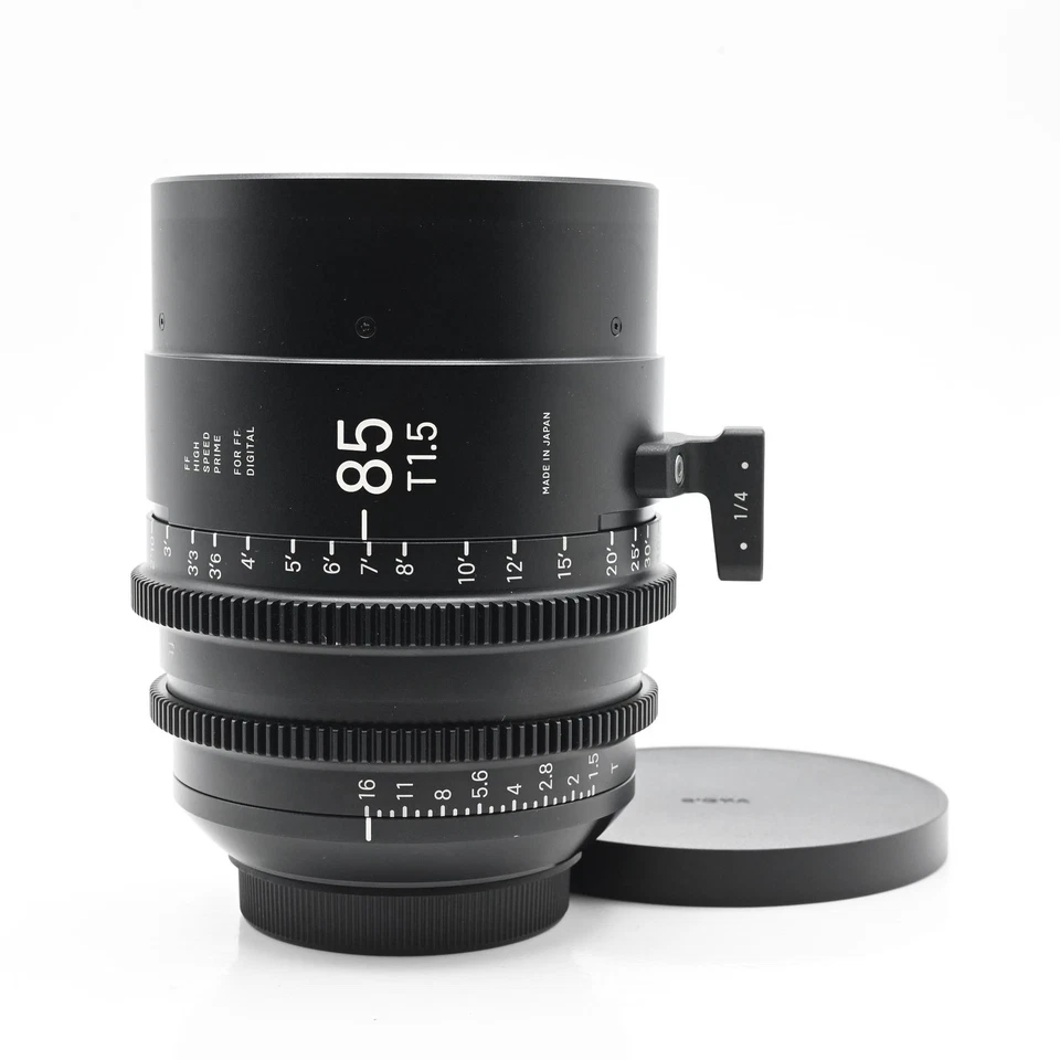Sigma Cine 85mm T1.5 FF High Speed Prime 017 Lens Canon EF #915