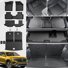 Floor Mats Set for VW Atlas 7 Seats 2018 2026 TPE