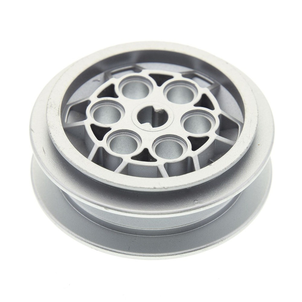 1X Lego Technic Rim B-Stock Worn 43.2X18 Metallic Silver 4296465 32020