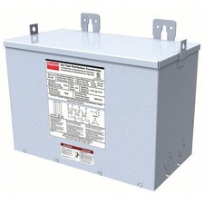 DAYTON 44YV12 DRY TYPE TRANSFORMER, STEP DOWN, 15 kVA, 3-PHASE, NEMA 3R, NEW 