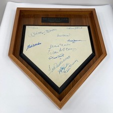 500 Home Run Signed Home Plate 12 Sigs Mickey Mantle Ted Williams JSA COA