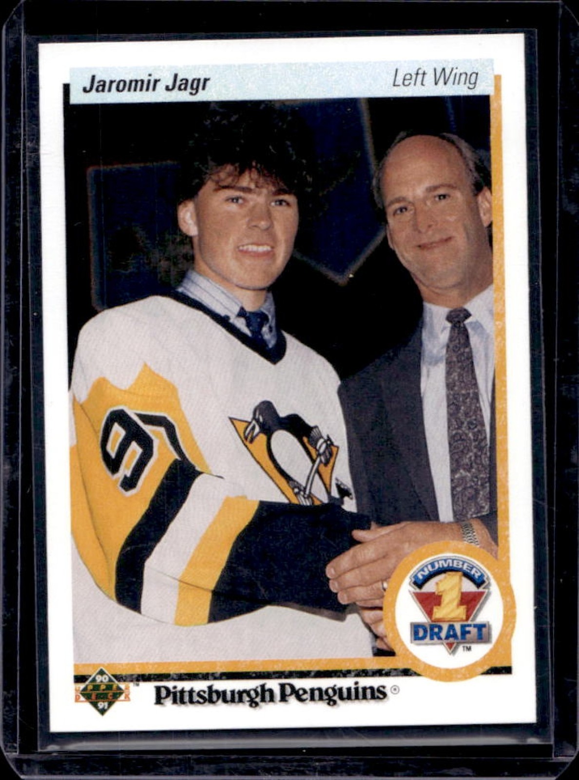 1990-91 Upper Deck Jaromir Jagr Rookie RC #356 Penguins