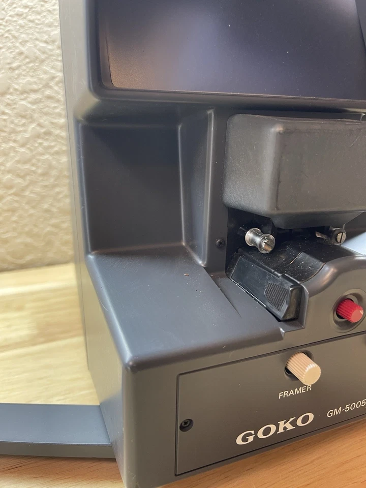Visor/Editor GOKO GM-5005 SUPER 8 sin probar, hecho en Japón *LEER* Foto 3 de 4