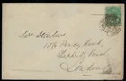 INDIA QV 1898 Cover CALCUTTA Cancel to London SEA POST OFFICE Cancel