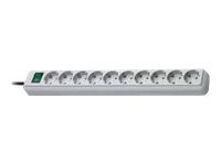 Brennenstuhl BN-1159350010 10 socket s AC grey 3m Eco-Line 10-way power