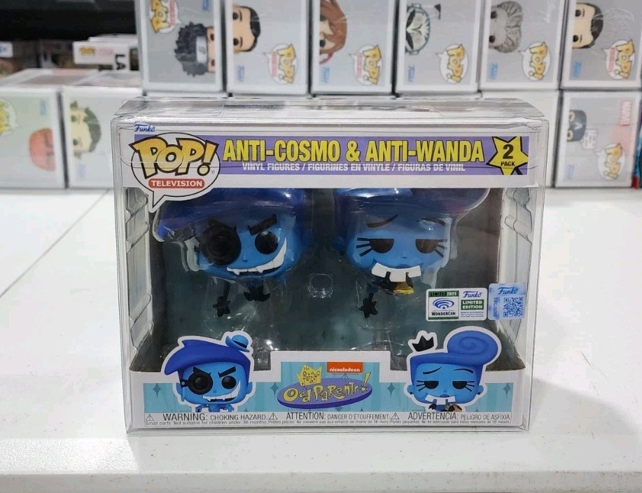 Funko Pop Anti-Cosmo & Anti-Wanda 2Pack WonderCon 2025 Exclusive +