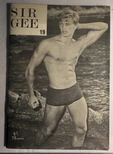 SIR GEE #19 1960’s PHYSIQUE PHOTOGRAPHY & ART BRITISH ORIGIN GAY Interest RARE