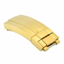 NEW GLIDE-LOCK CLASP BUCKLE 9 X 9 FOR ROLEX DATEJUST SUBMARINER GMT DAYTONA GOLD