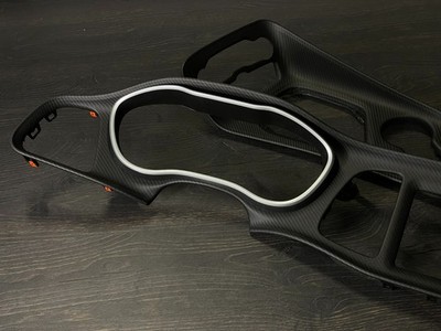 Dodge Challenger 2015 - 2023 CARBON LEATHER INTERIOR TRIM KIT