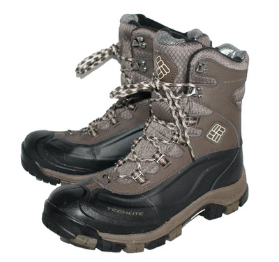 COLUMBIA Bugaboot Plus III Omni-Heat WP Boot Men's 10 Brown Insulated BM2745-231