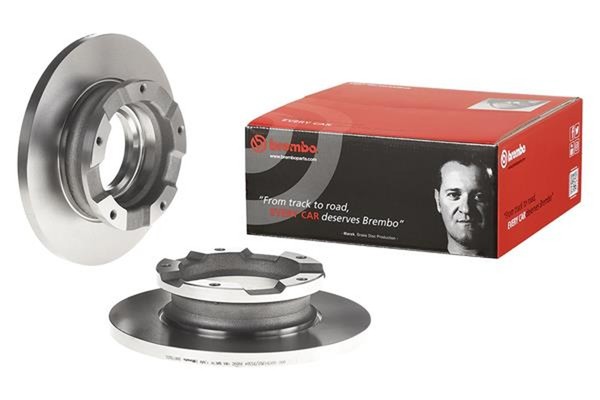 2X Brembo Bremsscheibe Prime 08.A730.20 FüR Ford Transit Bus Tourneo Tdci 16V-image