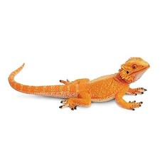 Bearded Dragon Figurine - Detailed 8.5" Plastic Model Figure - Fun