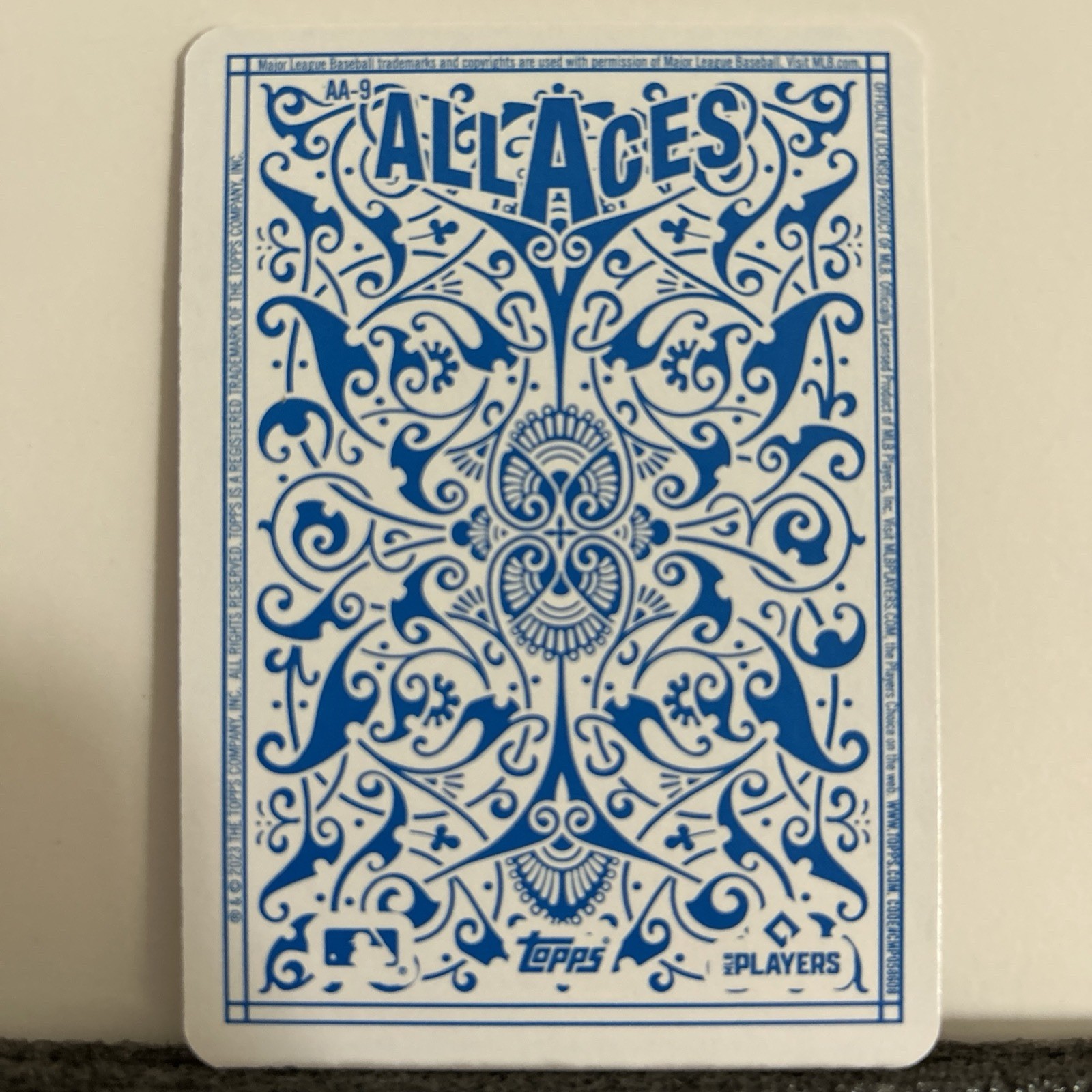 Gerrit Cole 2023 Topps Series 1 #AA-9 All Aces Blue Back Variation Yankees SP