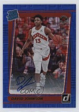 2021 Donruss Rated Rookie Choice Blue Signatures 14/49 David Johnson Auto 1a07