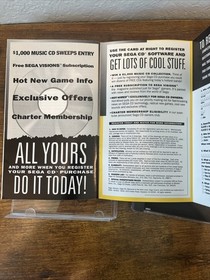 SEGA CD DOUBLE SWITCH GAME COMPLETE CIB REG REGISTRATION CARD BROKEN CASE