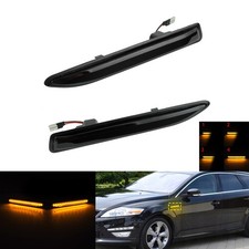 2x LED Seitenblinker Blinklicht Schwarz Für Ford Mondeo IV BA7 2007/03-2015/01