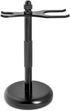 Black Anodized Safety Razor Stand to Prolong the Life of Your Shaving Brush