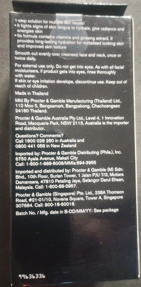 New Olay Men Multi-Solution Revitalizing Cream - Dry/Normal Skin - Discontinued  - Image 4 of 4