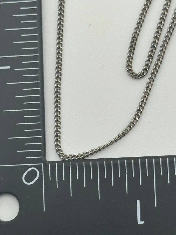 James Avery Sterling Silver Curb Link Chain 18" - Image 3 of 4