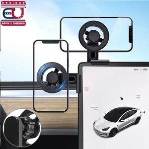 Support de téléphone magnétique réglable pour Tesla 3 Y X S écran de voiture Cybertuck