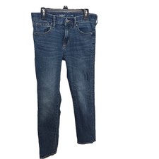 Old Navy Jeans Girls Mid-Wash Straight Jeans Size 14 Built Slim Built In Tough