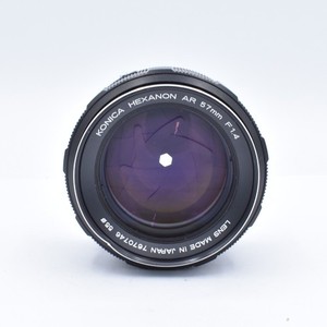 【美品】KONICA HEXANON 57mm f1.4 Konica Hexanon AR 57mm f1.4レビュー | カメヌマ
