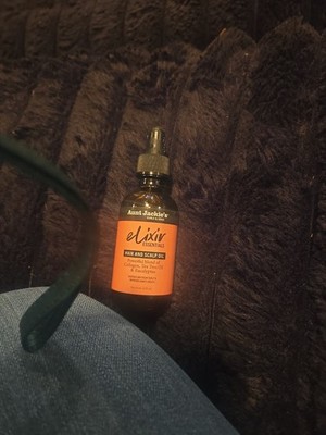 Aunt Jackie's Elixir Essentials Hair and Scalp Oil SAW PALMETTO CASTOR OIL 2 oz.