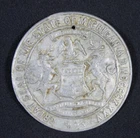 Vtg State of Michigan Medal Pendant Embossed Flat Tuebor Motto State Emblem Old