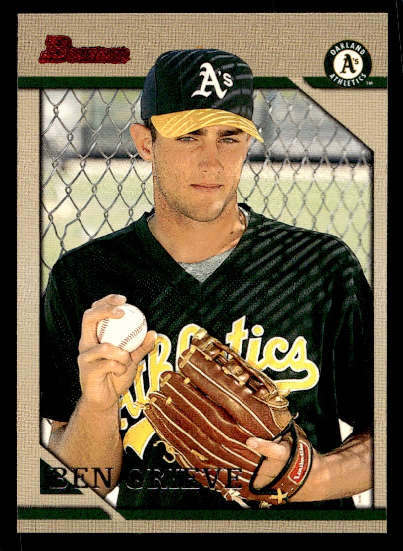 - Ben Grieve Baseball card Oakland Athletics Raw Trading Card
