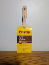 Purdy 144400330 XL Swan Wood Handle Nylon Polyester Flat Paint Brush 3 W in.