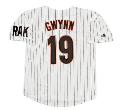 Tony Gwynn 1985 San Diego Padres Cooperstown Throwback Jersey Men s Size Large