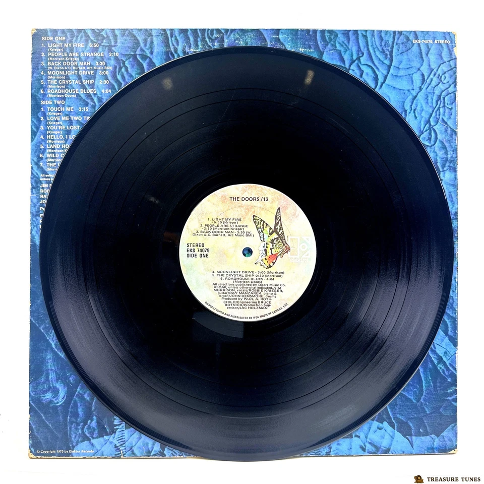 The Doors – 13 Vinyl (LP, Compilation, Reissue, Stereo) EKS 74079 - Image 4 of 4