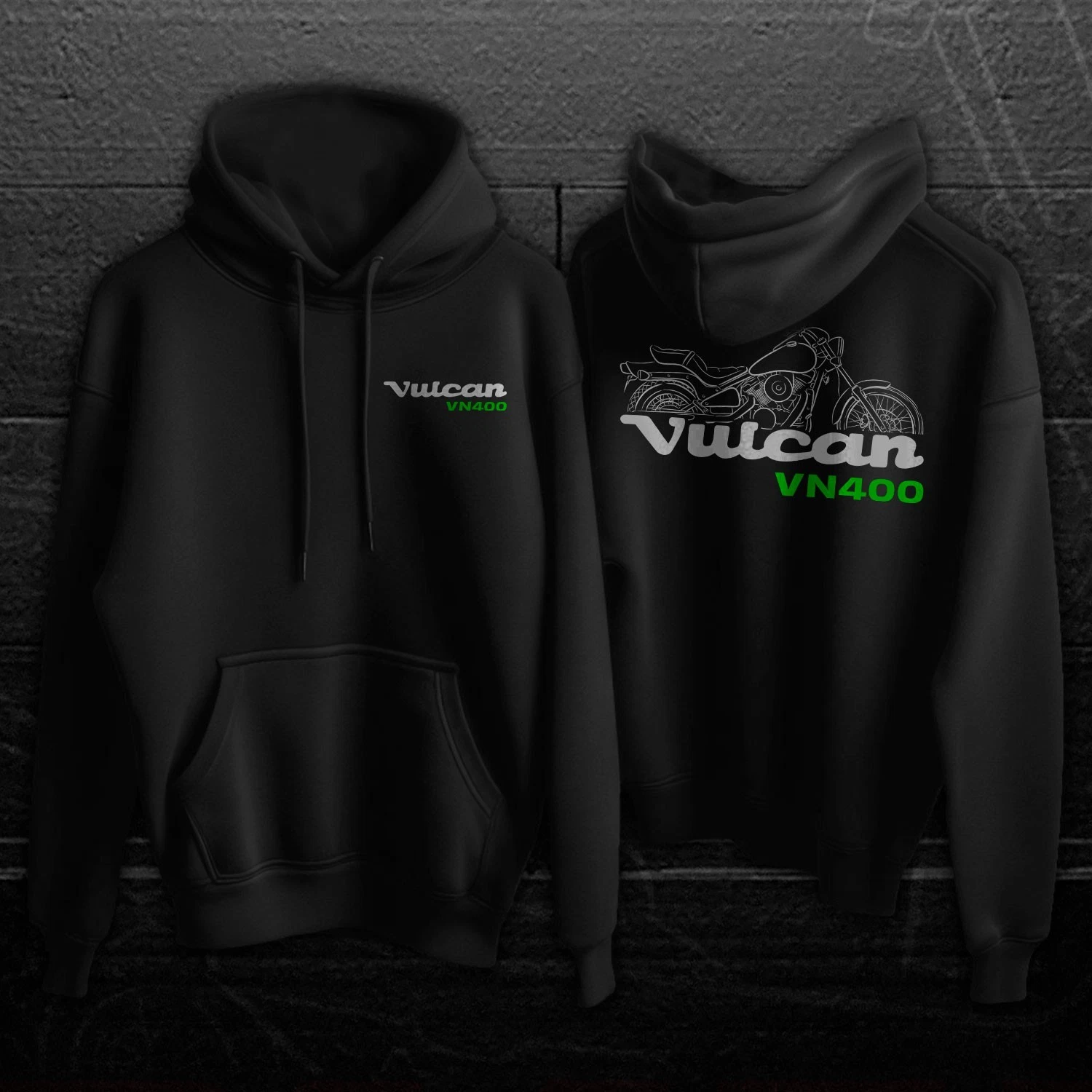 Kawaasakii Vulcan 400 VN400 - Motorcycle Hoodie Pullover for Riders