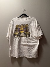 Vintage 2001/2002 Back To Back Los Angeles Lakers Champions Shirt Size XL
