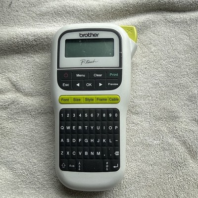 Brother P-Touch PTH-110 Easy Portable Label Maker, QWERTY Keyboard Ink & Charger