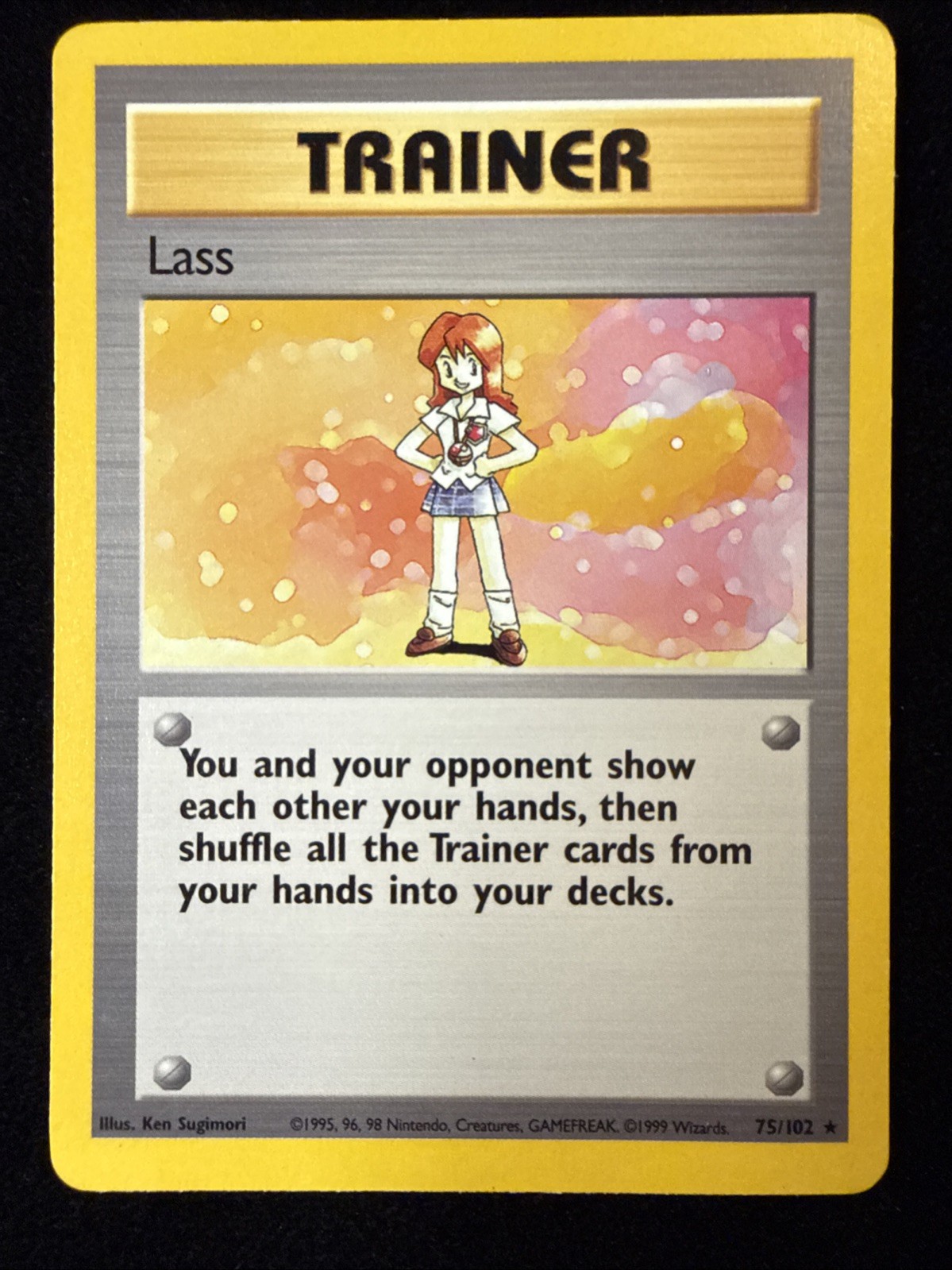 Lass - Base Set - 75/102 - Pokemon TCG - LP