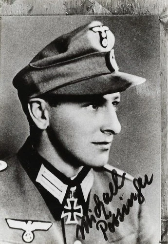 WW2 GEBIRGS JAEGER MAJOR POESSINGER KNIGHTS CROSS OAK LVS.DKIG CLOSE COMB.GOLD S