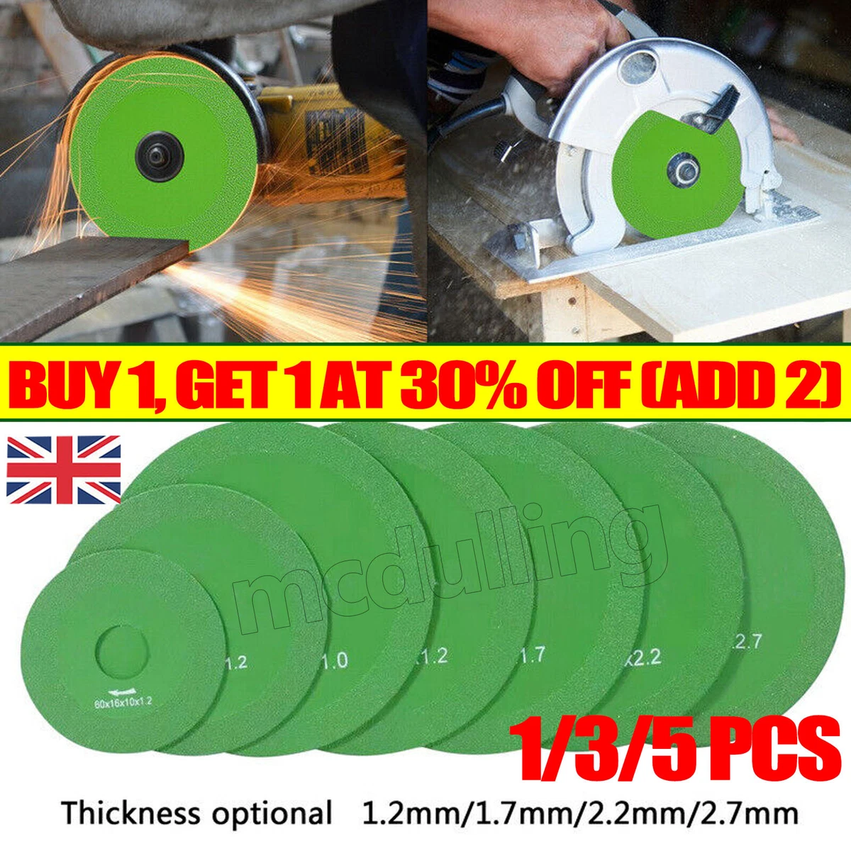 Glass cutting wheel outlet
